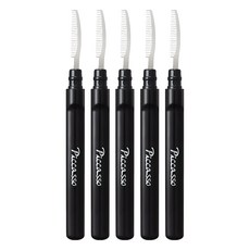 피카소 속눈썹 빗 숏핸들, 혼합색상, 5개