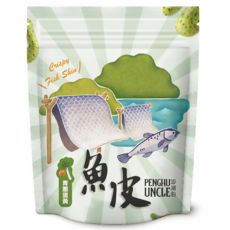 澎湖伯 風味魚皮 青蔥蛋黃, 70g, 1包