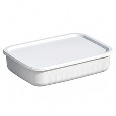 北歐風收納箱 315g 2個, 白色, 1組