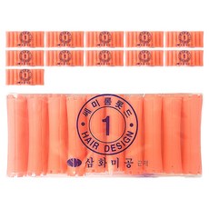 三和美工 半長髮燙髮捲 美容院燙髮專用 1號, 單一顏色, 12個