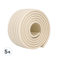 코멧 잘라쓰는 모서리 보호대 W타입, 크림색, 5개