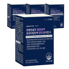 뉴트리코어 관절연골엔 철갑상어 뮤코다당단백 콘드로이친 K, 90정, 4개