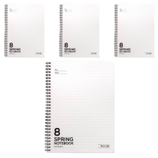 morning glory PP 線圈 789筆記本 8mm 橫線 16開/左翻, 4個, 隨機出貨