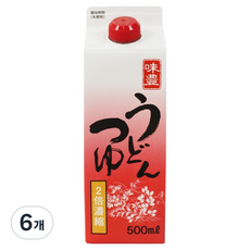 미풍 코우 유타카 우동쯔유, 500ml, 6개