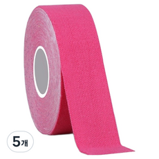 PAL-E 스포츠 테이프 핑크 2.5cm x 5m, 5개, 1개입