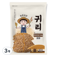 농부곡간 캐나다산 귀리, 4kg, 3개