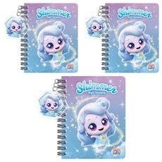 STUDIO EIGHT 迷你寶寶第5季配件筆記本, 亮亮萌可, 3個