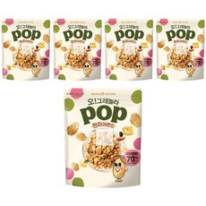 마켓오네이처 오 그래놀라팝 현미아몬드 시리얼, 5개, 480g