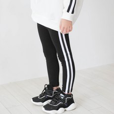 童款條紋打底褲