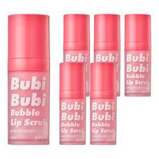 unpa Bubi Bubi 泡泡唇部磨砂膏, 6個