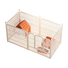 加固加高寵物圍欄, 白色, 1個