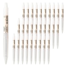 DANSOON 中性筆 0.5mm, 白色, 36個