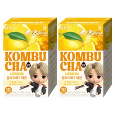 Damtuh 丹特 BT康普茶 檸檬口味 隨機出貨, 2盒, 5g, 10條