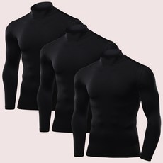 ARMEDES 男款HEAT刷毛發熱高領內衣上衣 AR-25 3件組