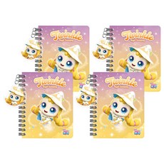 STUDIO EIGHT 迷你寶寶第5季配件筆記本, 閃亮萌可, 4個