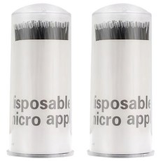 家齊樂 化妝用納米清潔棉棒 黑色, 100支, 2盒