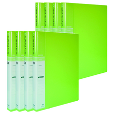 MiDAS HYUNPOONG A4索引透明文件夾 20頁, 淺綠色, 8個