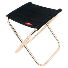 CLS 迷你鋁合金折疊椅 小(22.5 x 24.8 x 27cm) 黑色,輕巧便攜，露營野餐必備, 1個