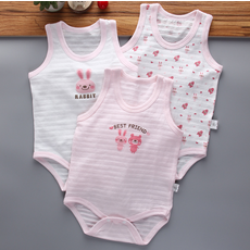 STARDOOR 印花無袖包屁衣3件組