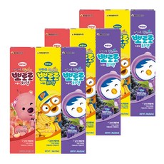 Pororo 低氟牙膏 香蕉味 50g x 3p + 葡萄味 50g x 3p + 桃子味 50g x 3p, 1組