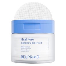 Belprimo 玻尿酸毛孔緊緻爽膚棉, 1罐, 60片