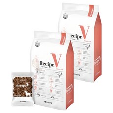 유한양행레시피브이 강아지 처방식사료, 시니어, 1.2kg, 2개