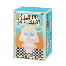 POP MART 泡泡瑪特 Crybaby 夕陽演唱會系列 娃娃鑰匙圈 隨機盒, 單一顏色, 1個, 140mm