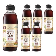 샘표 새미네부엌 진간장, 830ml, 6개