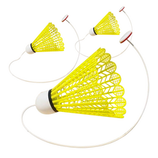 Miracle Growth 羽球自我練習羽毛球, 混合色, 3個, 1入