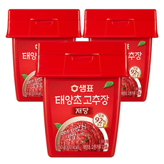 Sempio 膳府 低糖太陽草辣椒醬, 3個, 250g