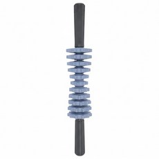 MOCODO 伴佳家 深層按摩滾輪棒 直徑7 x 44cm, 藍色 + 黑色, 1支