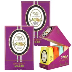MONTBEST 混合茶隨身包 4款 各10入組, 檸檬紅茶+葡萄柚綠茶+水蜜桃綠茶+伯爵紅茶, 2組