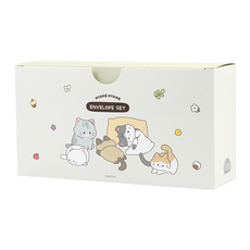 Pinkfoot 10000 貓咪橫式信封組 混色 1組, 1個, 綜合色