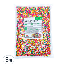 이든타운 레인보우 스프링클스, 1kg, 3개