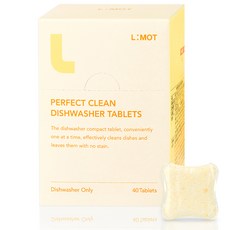 L:Mot 洗碗機清潔錠 40入, 320克, 1個