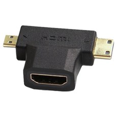 i-gota 愛購它 三合一影音轉接頭 4K 超細緻 MICRO HDMI to MINI HDMI, GAP-012, 1個