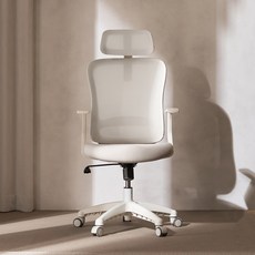 에르먼 S20 HD 사무용 메쉬 책상의자, 페블그레이