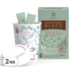 McNulty Coffee 美式咖啡隨身包 薄荷巧克力香+環保杯組, 2組
