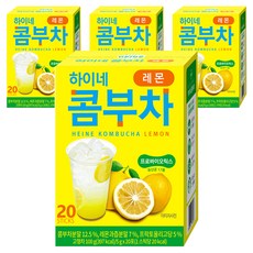 하이네 콤부차 레몬 20p, 5g, 20개입, 4개
