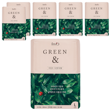 i'm O Green&護翼型衛生棉, L(280mm), 24片, 6包