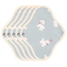 WIZLLY 防水布衛生棉, 小型, 1入, 5個