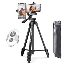 셀루미 136cm 고강성 퍼포먼스 삼각대 + 홀더 + 리모컨 세트, SEL-TRD150A, 삼각대 블랙, 리모컨 화이트, 1개