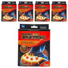 WARMZ 溫熱適 熱敷貼片 加大腰部專用, 5個