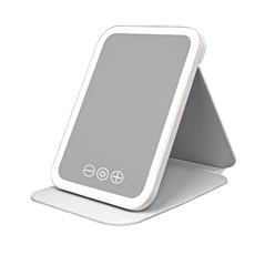 三色光LED折疊化妝鏡, 白色