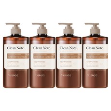 KERASYS Clean Note 粉末處理棉香精, 1L, 4個