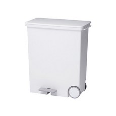 like-it 寬型腳踏式分類垃圾桶 33L, 白色