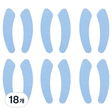 블럭마트 욕실 빨아쓰는 사계절 변기시트, 블루, 18개
