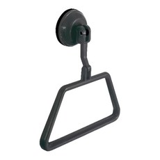 Lassley MAGIC彩色強力吸盤毛巾架 - 2KGS, 黑色, 1個