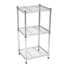 3層金屬置物架 350*350*600mm+輪子組, 單色