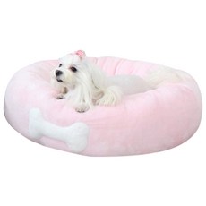 affetto 寵物甜甜圈靠墊, 粉色